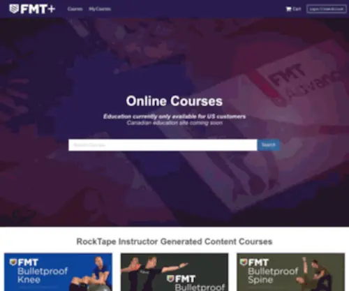 FMTplus.com(FMT Rocktape Education) Screenshot