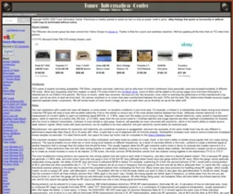 Fmtunerinfo.com(Tuner Information Center) Screenshot