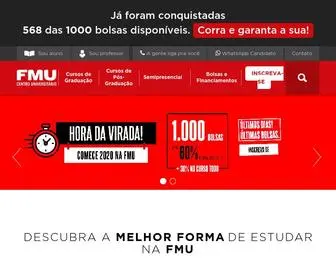 Fmu.br(Conheça a FMU. Acesse o site e conheça todos os cursos (cursos presenciais e cursos online) Screenshot