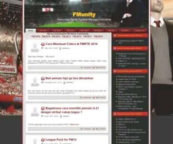 Fmunity.com(Komunitas Game Football Manager Indonesia) Screenshot