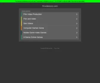 Fmvideocorp.com(Fmvideocorp) Screenshot