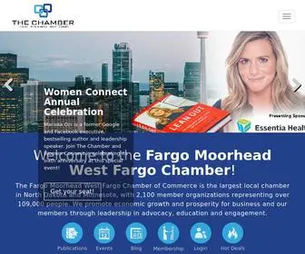 FMWFchamber.com(The fargo moorhead west fargo chamber of commerce) Screenshot
