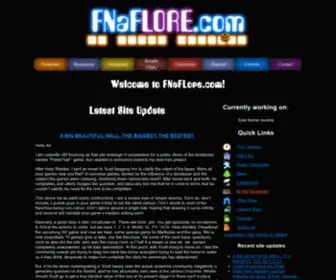 Fnaflore.com(A working timeline of the FNaF franchise) Screenshot