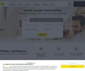 Fnaim.fr(Portail immobilier FNAIM) Screenshot