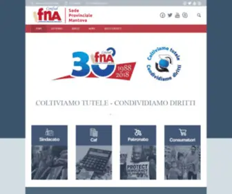 Fnamantova.it(FNA Provinciale Mantova) Screenshot