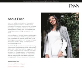 Fnan.co(Personal Brand and Image Strategist in Milan) Screenshot