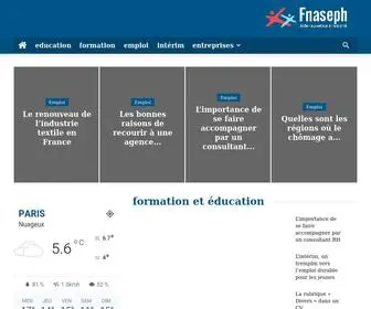 Fnaseph.org(Aider au retour à l'emploi) Screenshot