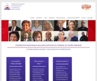 Fnattp.com(FNATTP, Fédération Nationale des Associations du Travail en Temps Partagé) Screenshot