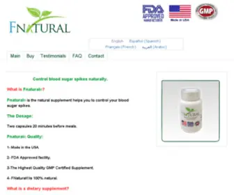 Fnatural.com(Diabetes) Screenshot