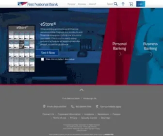 FNB-Online.com(First National Bank) Screenshot