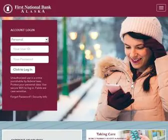 Fnbalaska.com(First National Bank Alaska) Screenshot