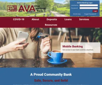 Fnbava.com(A Proud Community Bank) Screenshot