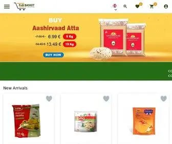 FNbbasket.com(Online Grocery Store for Asian and Indian Products in Germany) Screenshot