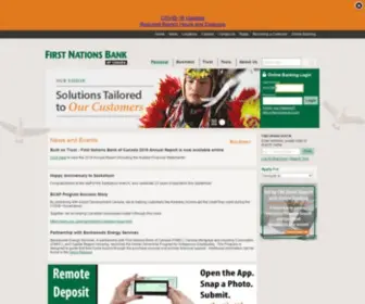 FNBC.ca(First Nations Bank of Canada) Screenshot