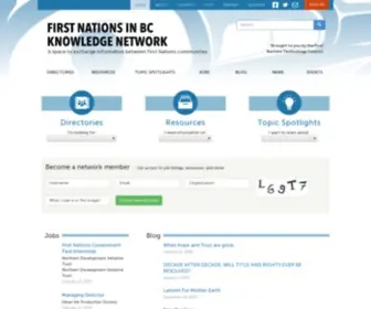 FNBC.info(First Nations in BC Knowledge Network) Screenshot