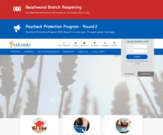 FNbcanfield.net(Farmers National Bank) Screenshot