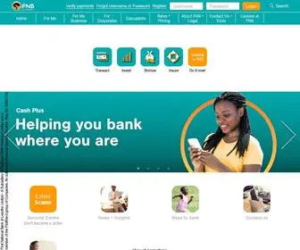 FNB.co.ls(First National Bank) Screenshot