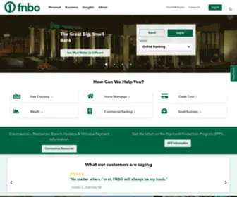 FNBNP.com(First National Bank of Omaha) Screenshot