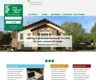 Fnboneida.com(First National Bank) Screenshot