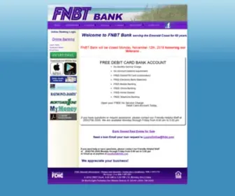 FNBT.com(FNBT Bank Fort Walton Beach Fl) Screenshot