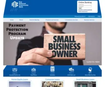 FNcbank.com(First National Community Bank) Screenshot