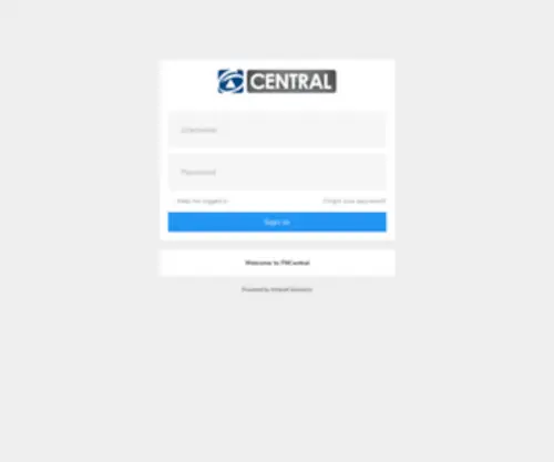 Fncentral.com.au(Intranet software) Screenshot