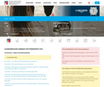 FNCH.ch(Schweizerischer Verband für Pferdesport) Screenshot