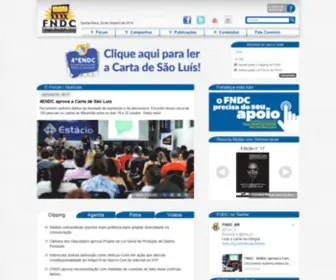 FNDC.org.br(FNDC) Screenshot