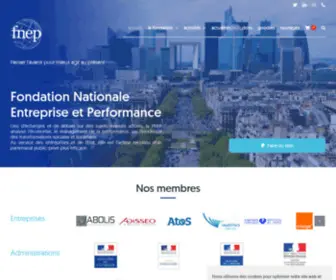 Fnep.org(Fondation Nationale Entreprise et Performance) Screenshot