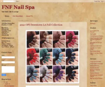 FNfnailspa.com(FNF Nail Spa) Screenshot