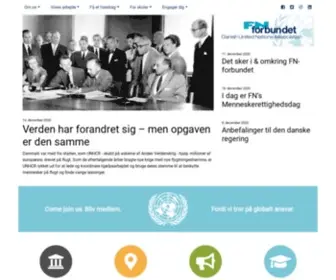 Fnforbundet.dk(FN-forbundet) Screenshot