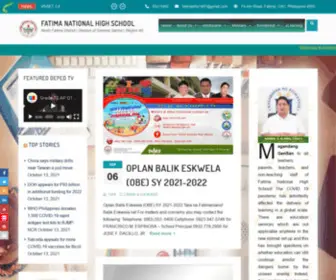 FNHS.edu.ph(North Fatima District) Screenshot