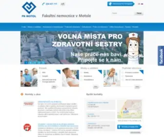 Fnmotol.cz(Fakultní nemocnice v Motole (FNM)) Screenshot