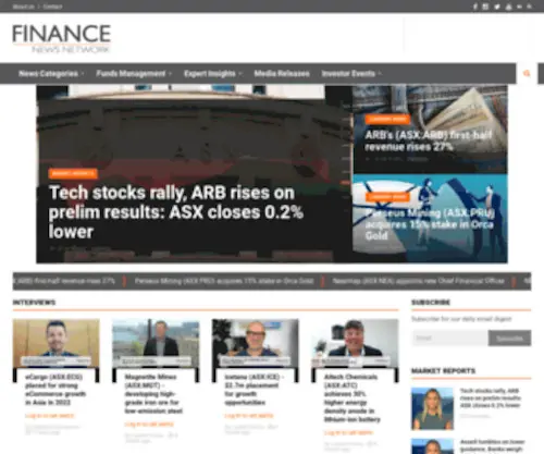 FNN.com.au(Finance News Network) Screenshot