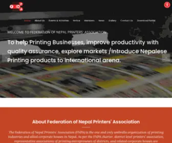 Fnpa.org.np(Association (FNPA)) Screenshot