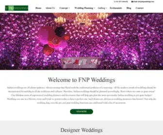 FNpweddings.com(FNP Weddings) Screenshot