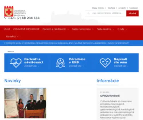 FNSpba.sk(Univerzitná) Screenshot