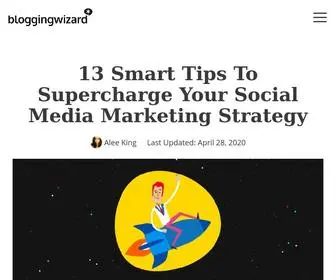 Fnyup.com(13 Smart Social Media Marketing Tips For 2020) Screenshot