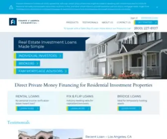 Foacommercial.com(Finance of america commercial) Screenshot