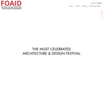 Foaidindia.in(Festival of Architecture Interior Design) Screenshot