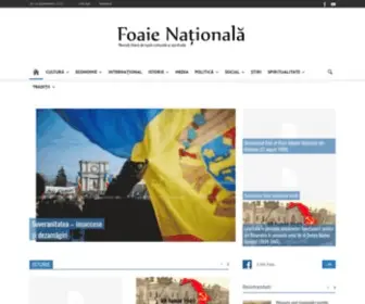 Foaienationala.ro(Foaie Nationala) Screenshot