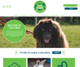 Foalfarm.org.uk(Foal Farm Animal Rescue Centre) Screenshot