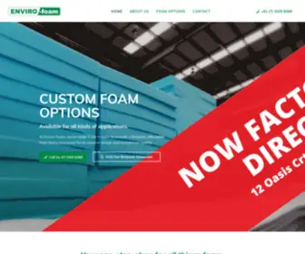 Foam.com.au(Enviro-Foam) Screenshot