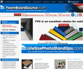 Foamboardsource.com(Foam Board Suppliers) Screenshot