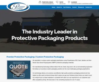 Foambubble.com(Premier Protective Packaging) Screenshot
