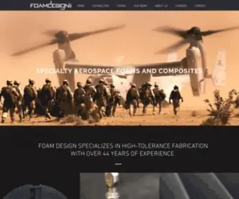 Foamdesign.com(Foam design) Screenshot