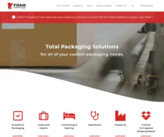 Foamfabmn.com(Foam Fabricators of Minnesota) Screenshot