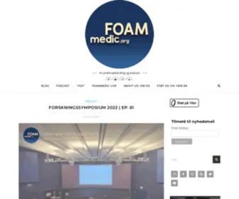 Foammedic.org(En præhospital blog og podcast) Screenshot