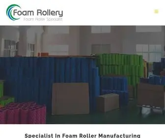 Foamrollery.com(China Professional Foam Roller Supplier & Wholesaler) Screenshot