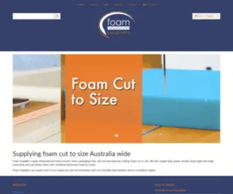 Foamsuppliers.com.au(Home) Screenshot